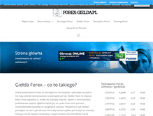 Tablet Screenshot of forex-gielda.pl
